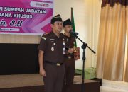 Dini Hari, Kejari Pohuwato Resmi Lantik Kasie Pidsus